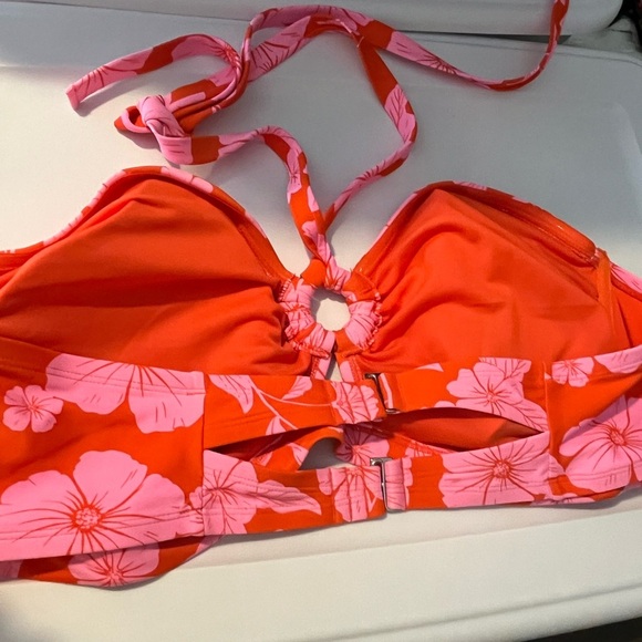 Target Orange and Pink Bikini Top - Picture 3 of 5